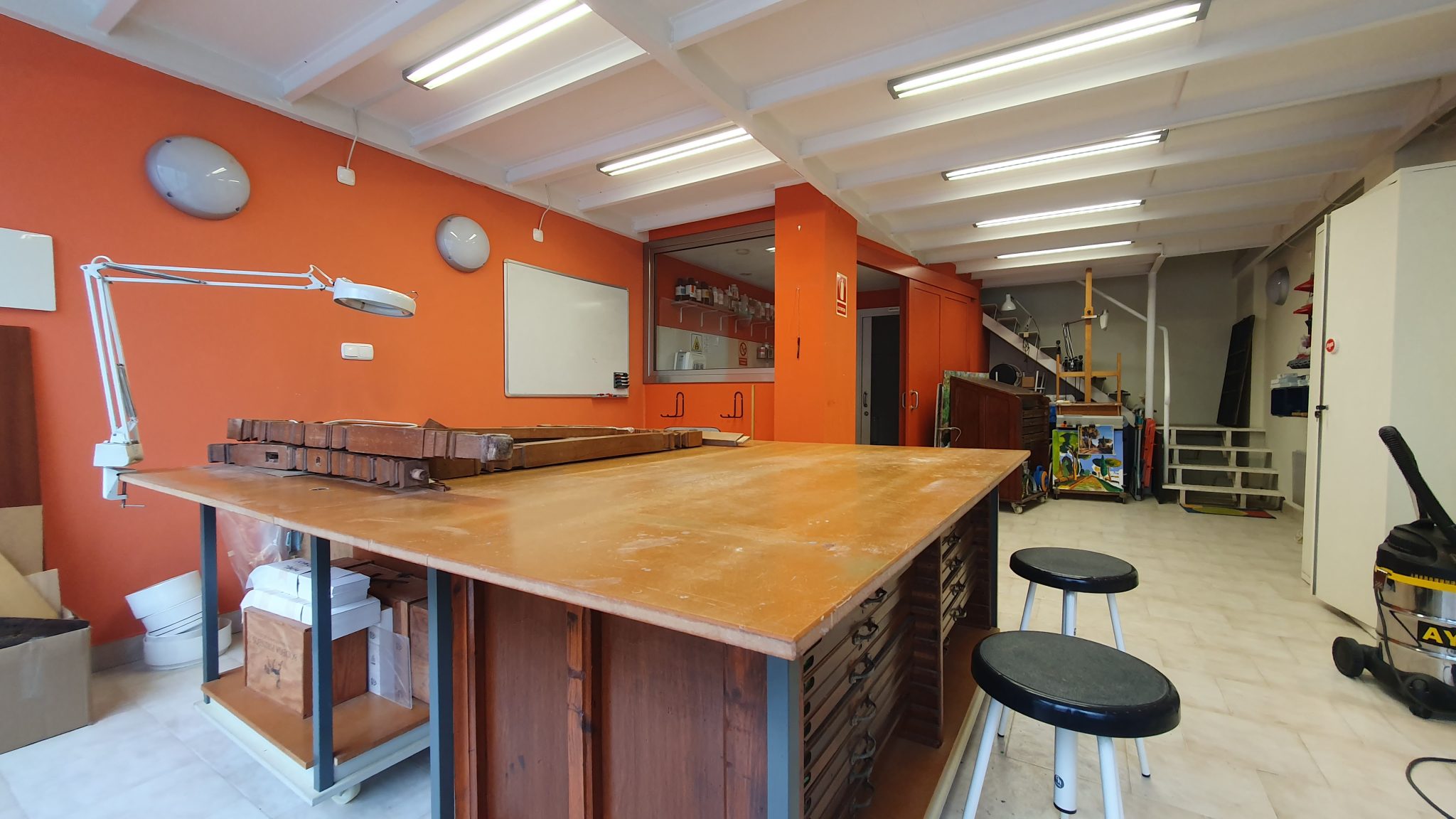 Espacio del taller de dibujo y pintura — IN Restauro Irún