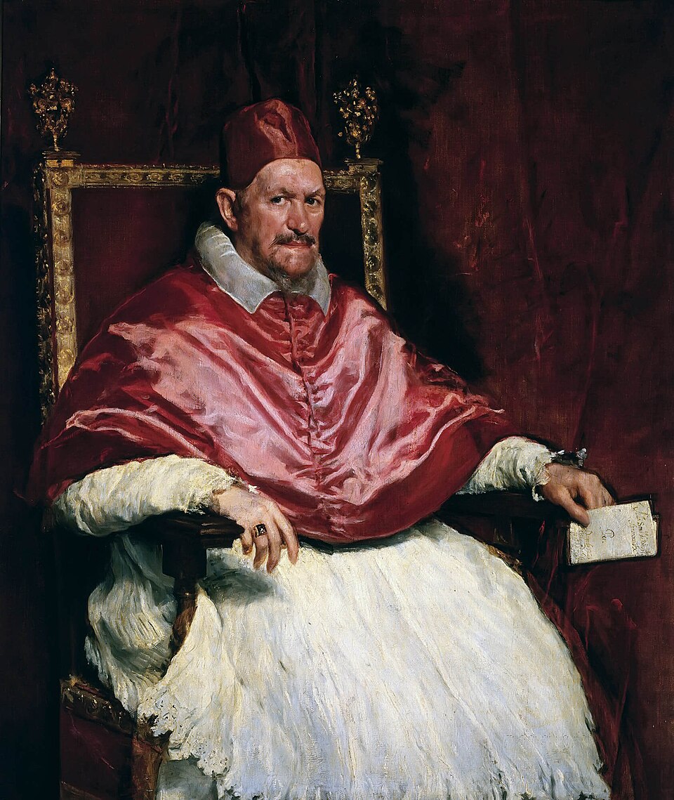Retrato del Papa Inocencio X — Diego Velázquez, 1650, Galería Doria Pamphilj, Roma