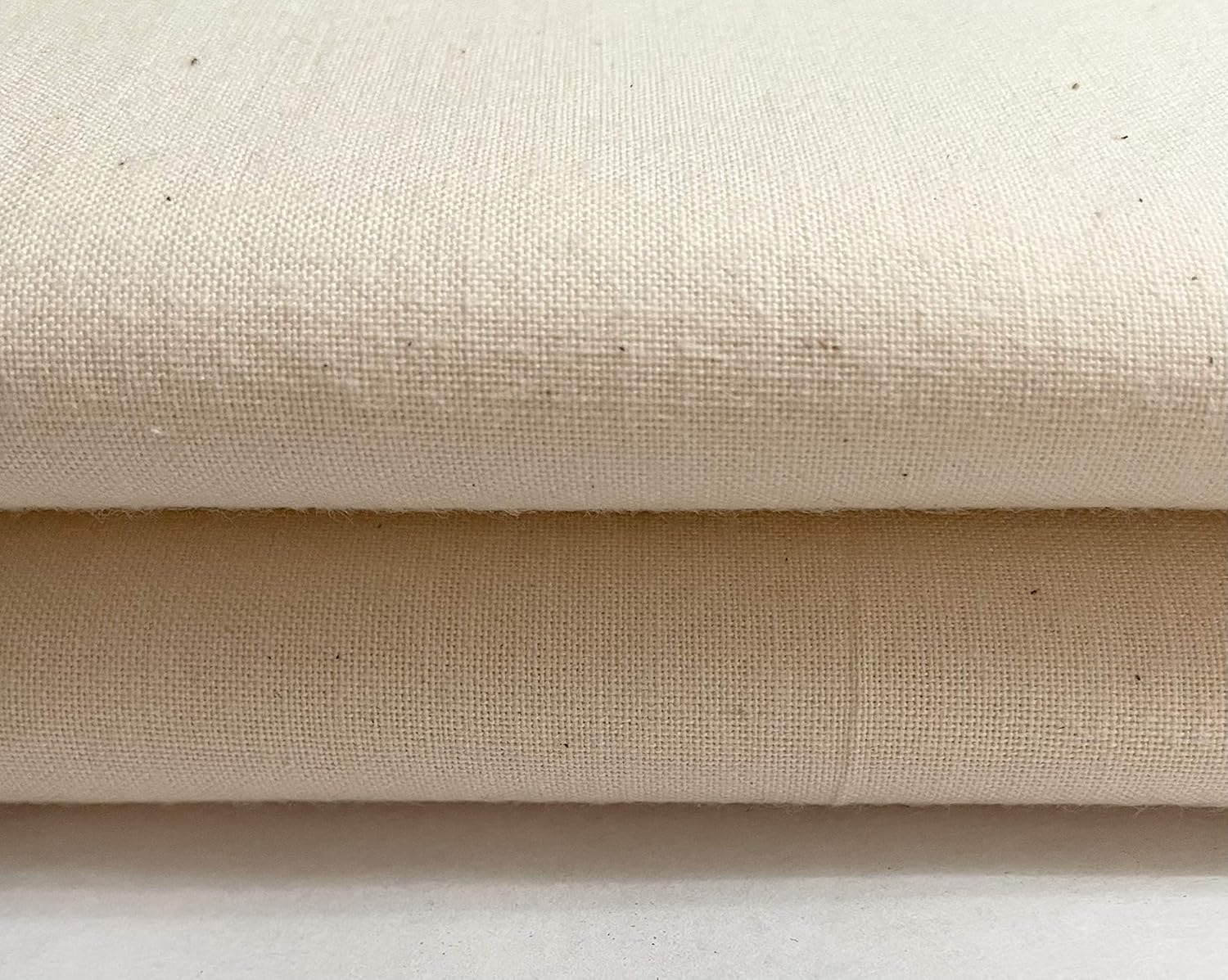 Detalle de tejido de algodón utilizado como soporte pictórico