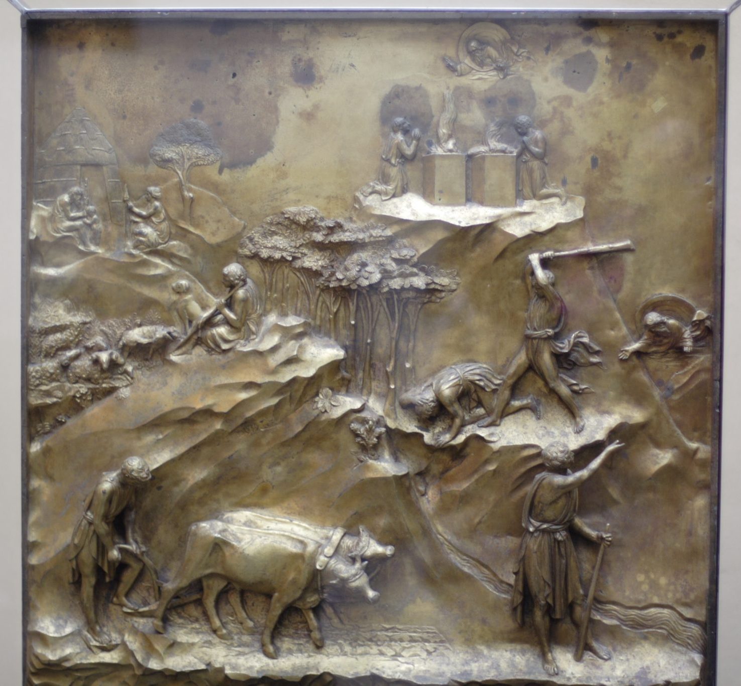 Panel 2: Caín y Abel, Porta del Paradiso