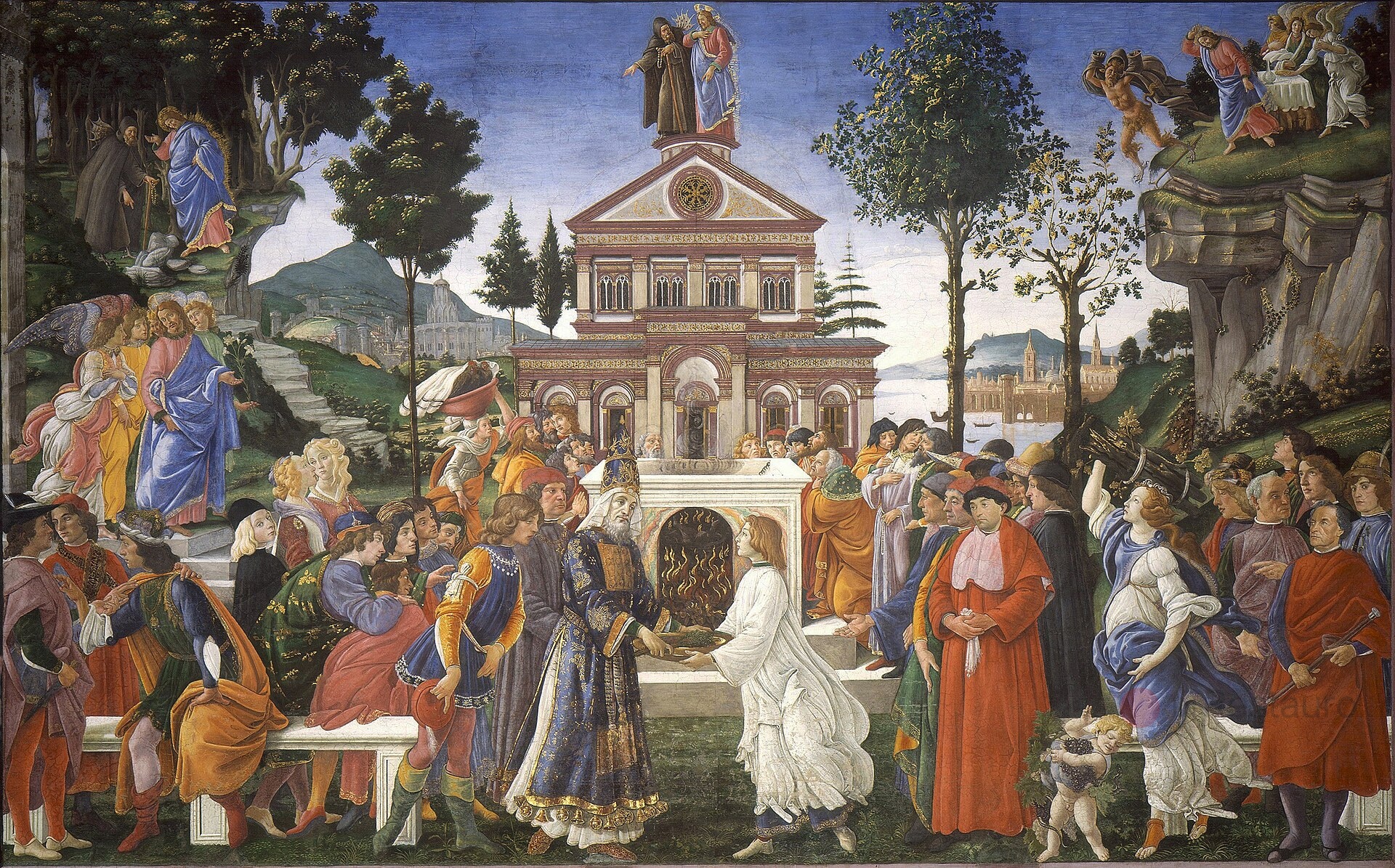 Tentaciones de Cristo · Botticelli