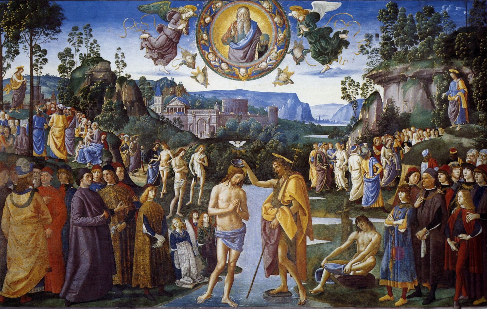 Bautismo de Cristo · Perugino