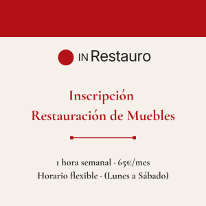 inscripción restauración de muebles