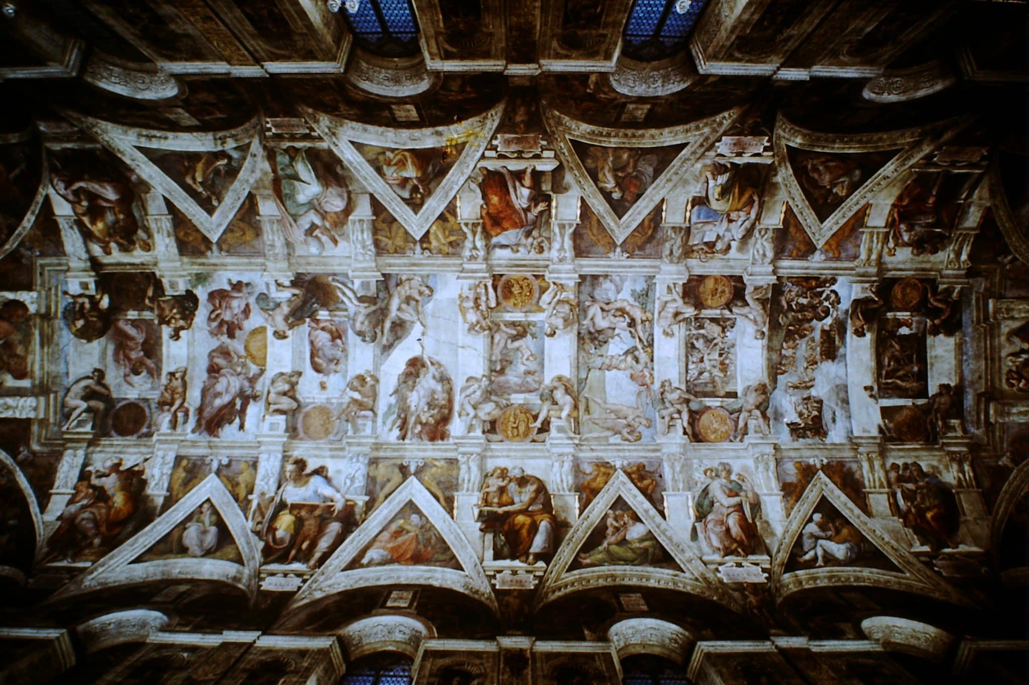 Vista general de la bóveda de la Capilla Sixtina