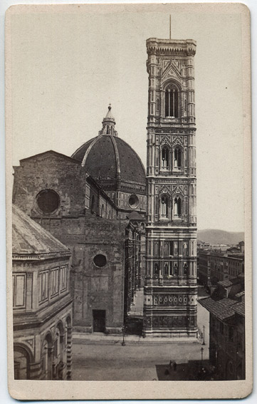 Fotografía histórica del Campanile, Giacomo Brogi