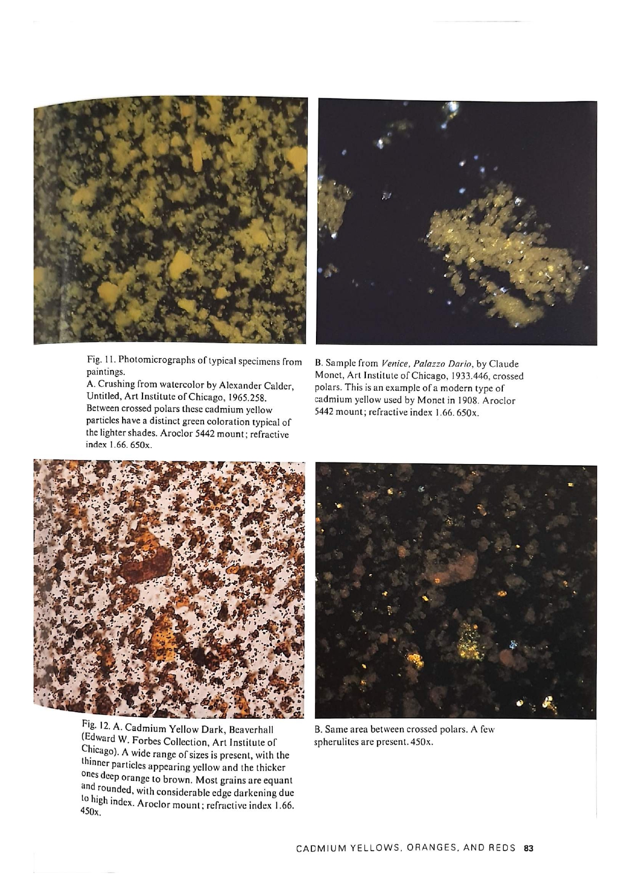Artists' Pigments Vol. 1 — página interior